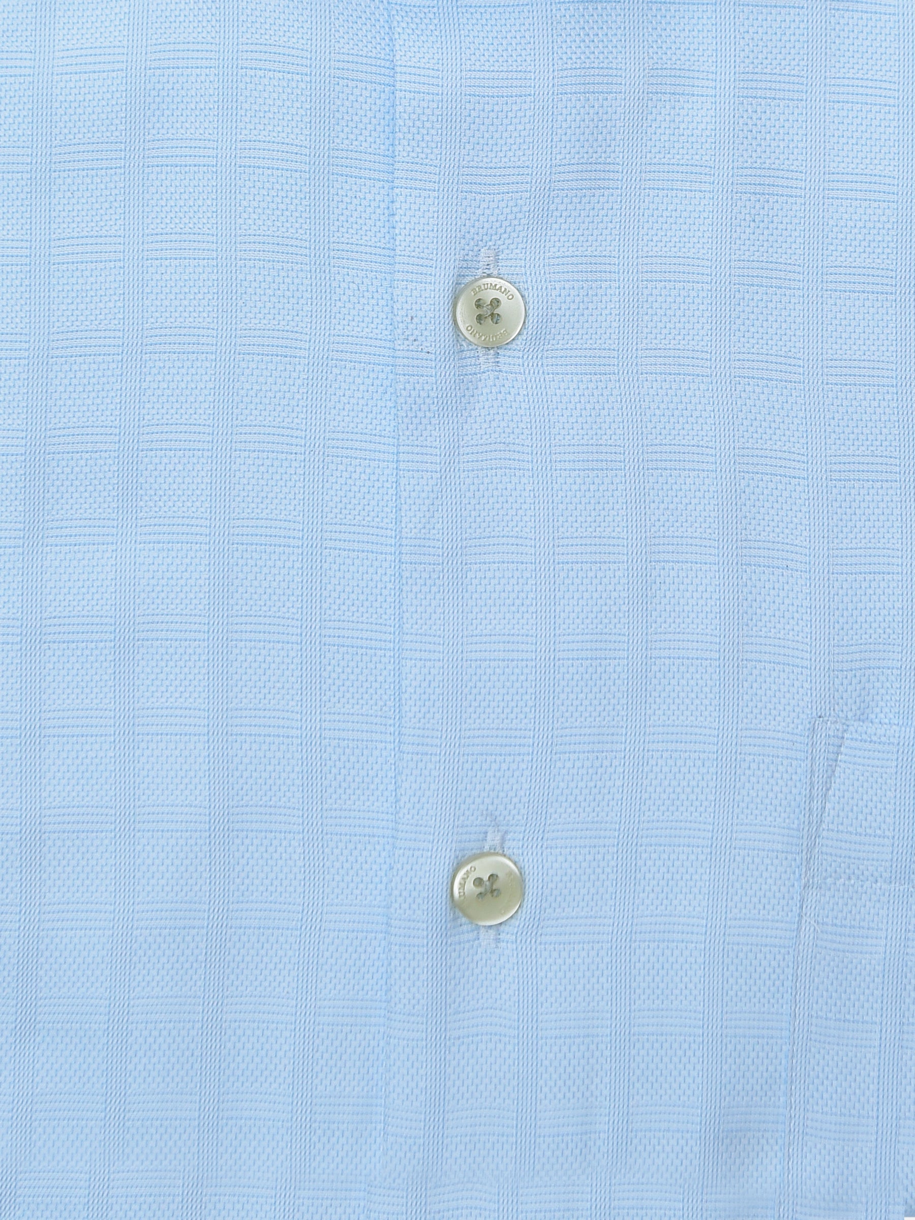 Sky Blue Check Patterned Formal Shirt