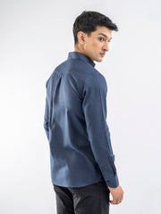 Navy Blue Light Weight Button Down Shirt