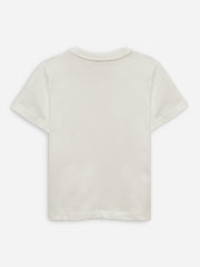 Stone Beige 100% Cotton Casual Tee