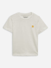 Stone Beige 100% Cotton Casual Tee