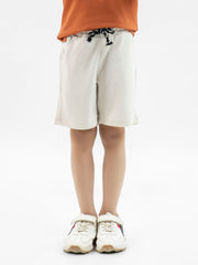 Stone Beige Knitted Casual Summer Short