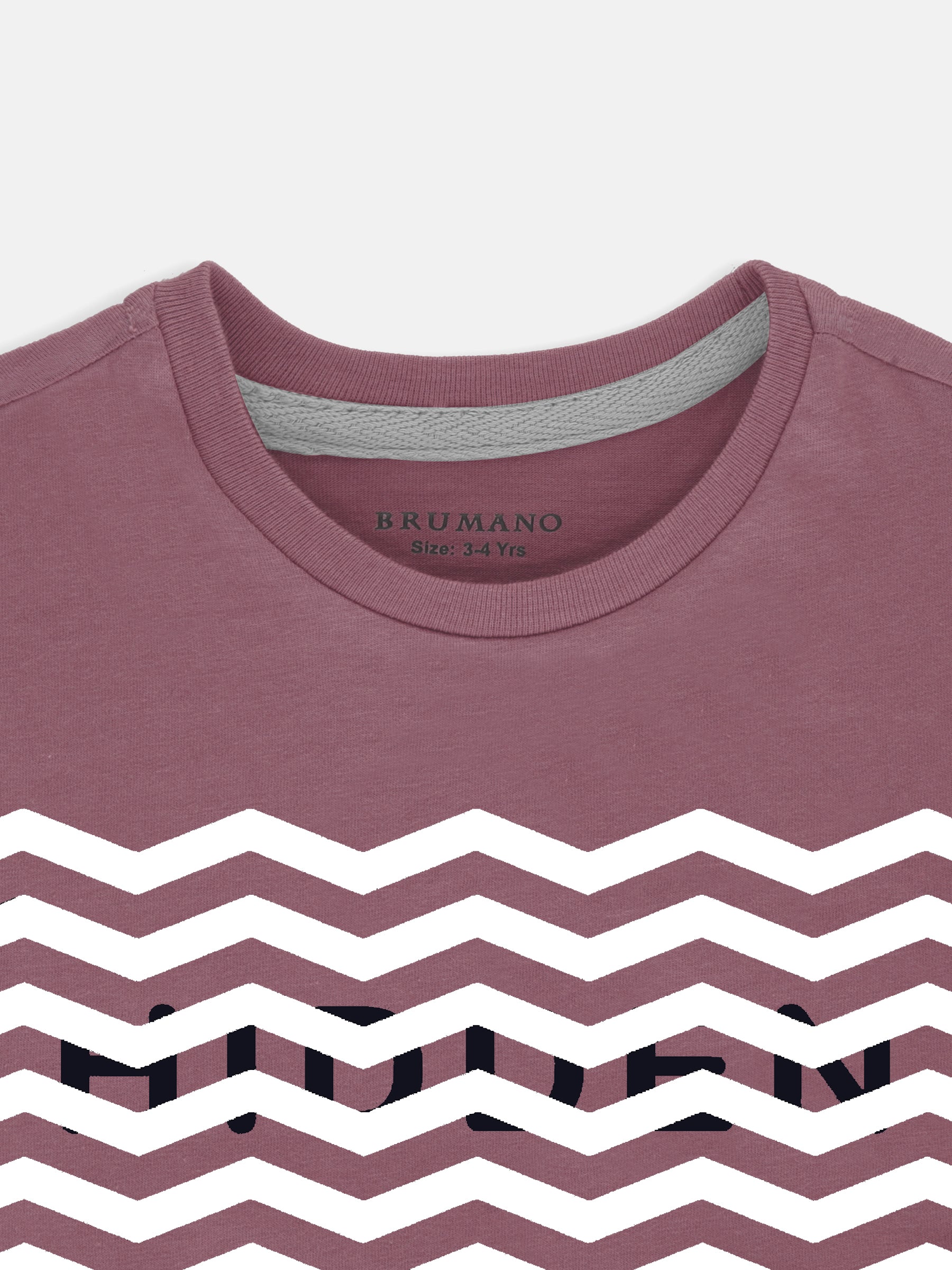 Tea Pink Graphic 'Hidden' Printed Casual Tee