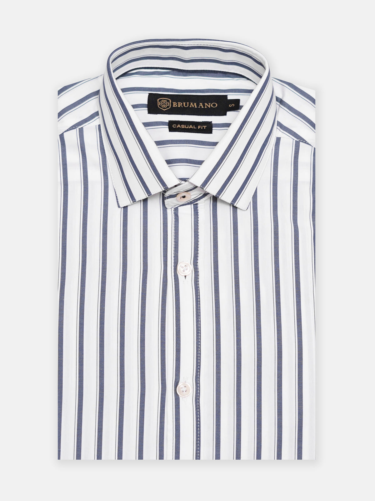 White Bengal Striped Formal Shirt