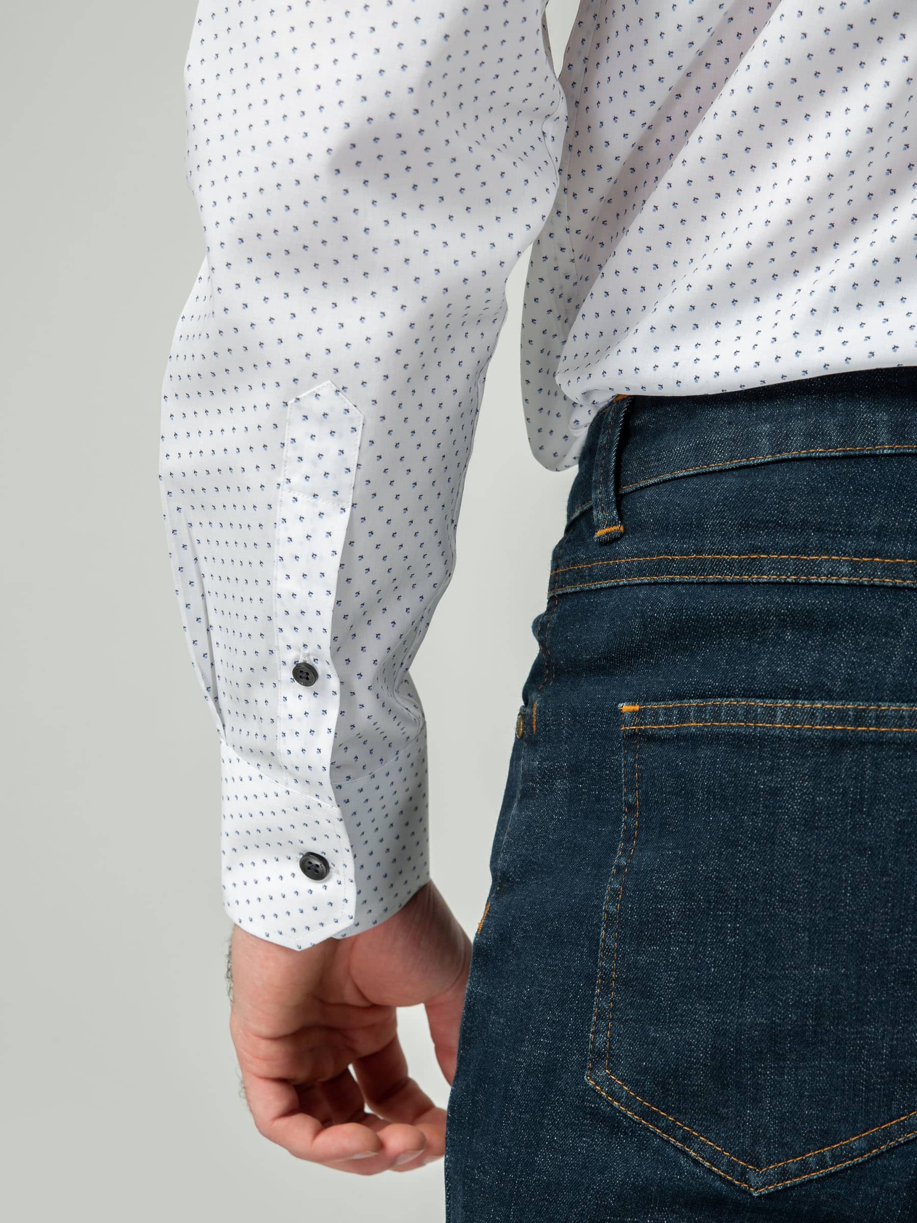 White Printed Shirt