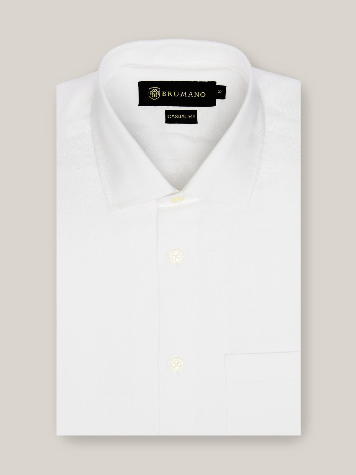 White Twill Formal Shirt