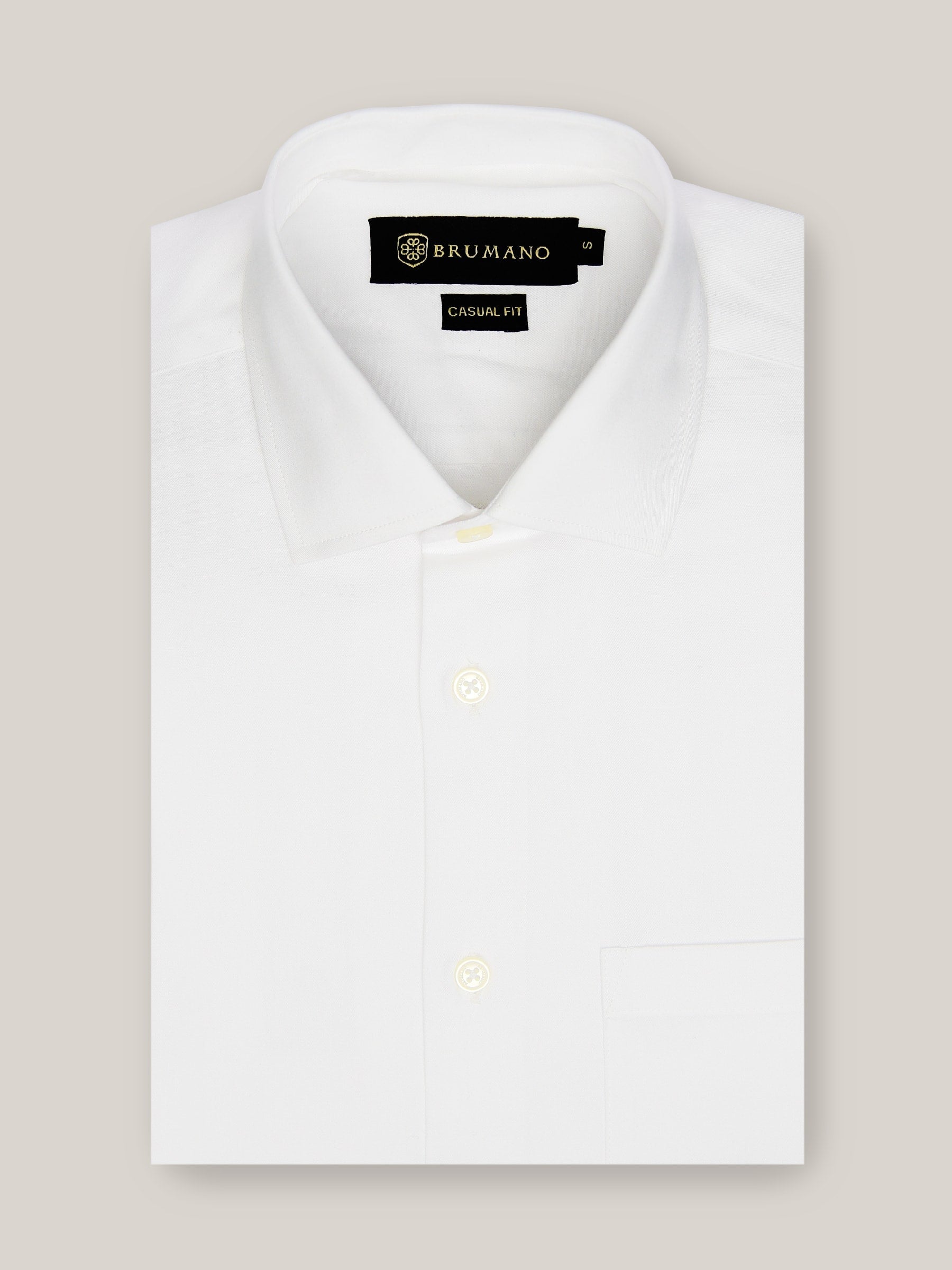 White Twill Formal Shirt
