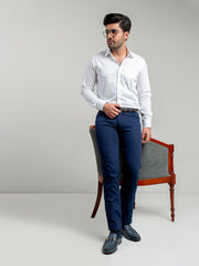 White Twill Formal Shirt