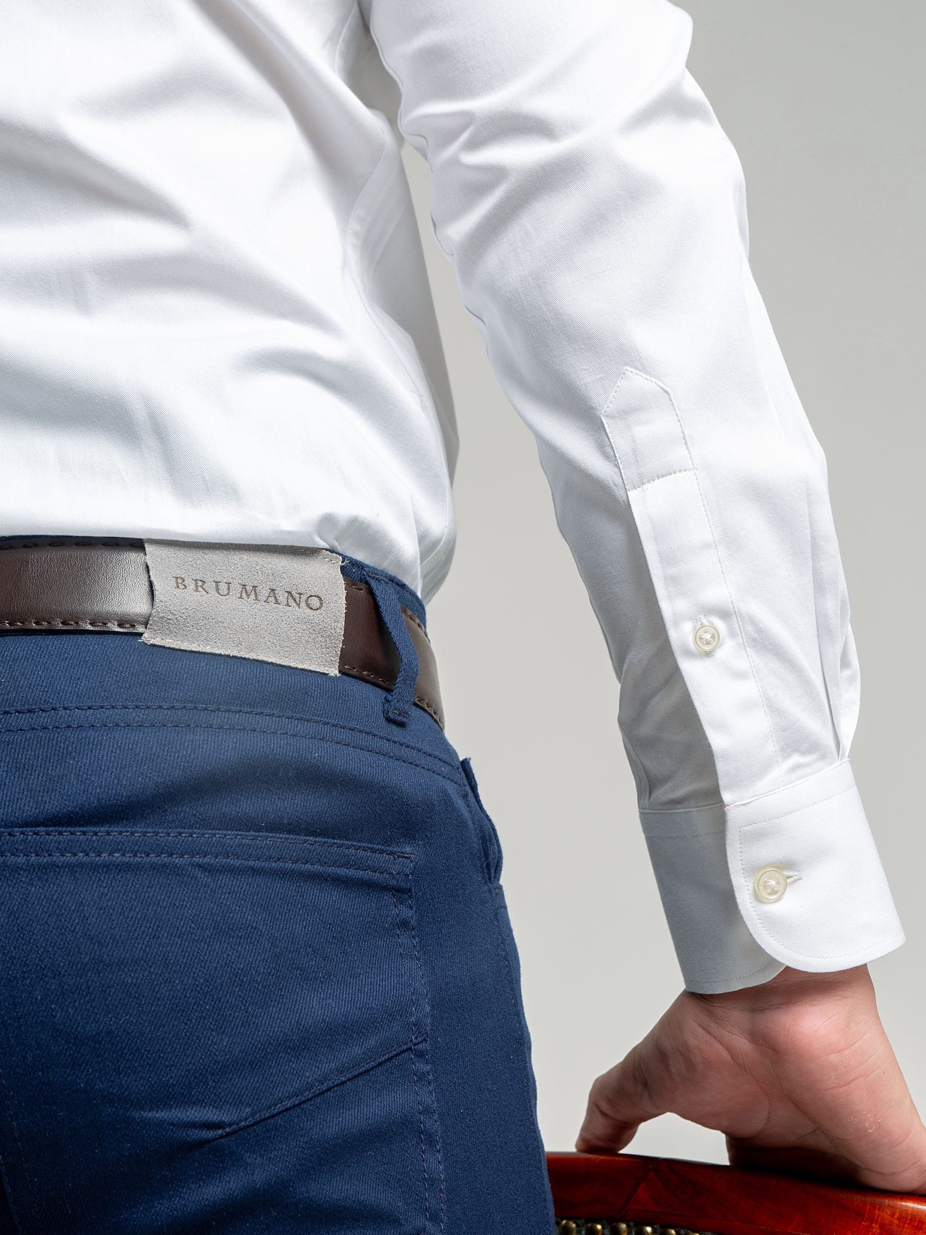 White Twill Formal Shirt