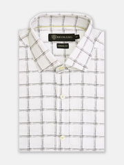White & Black Checkered Shirt