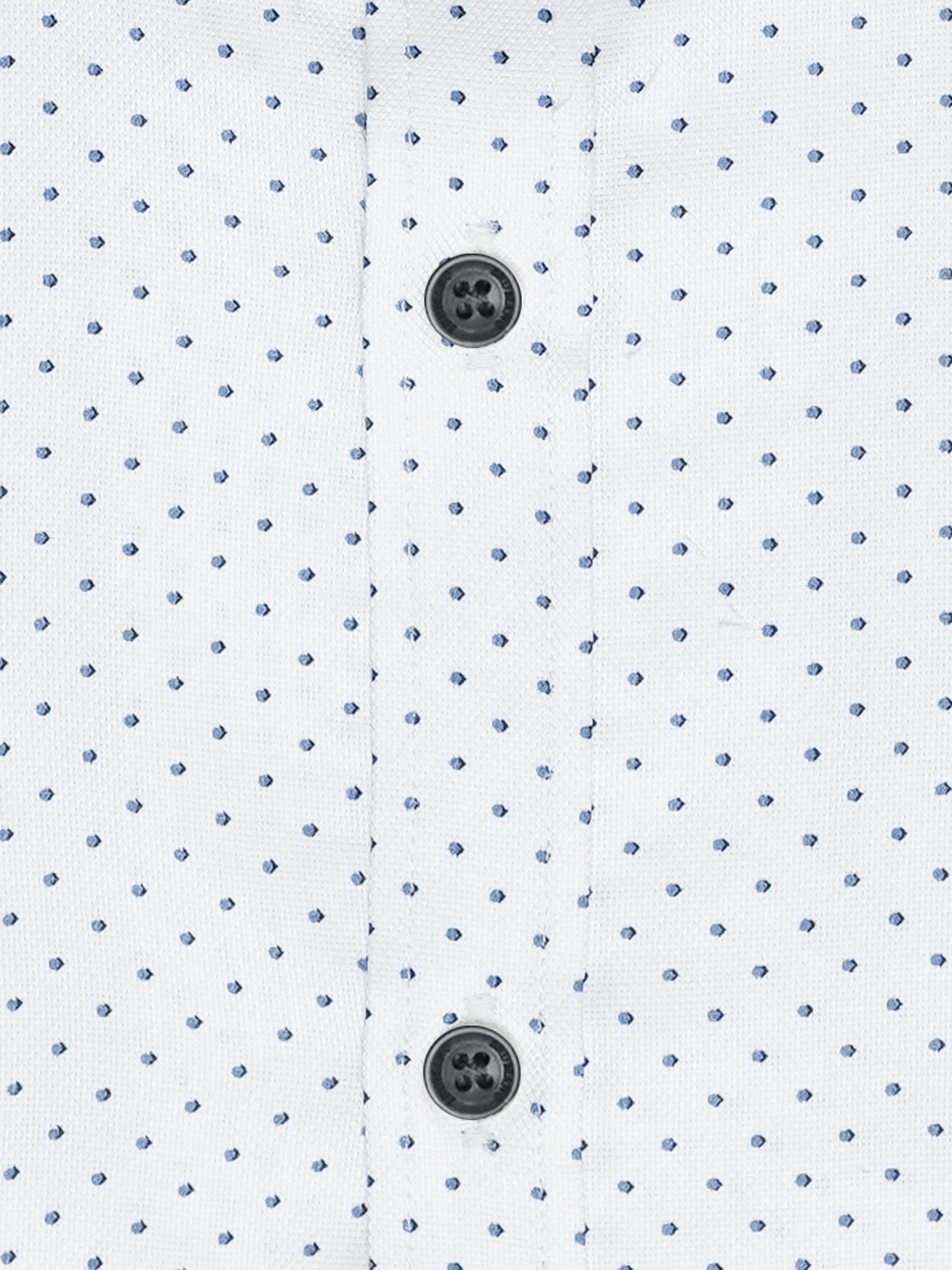 White Polka Dot Printed Shirt