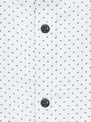 White Polka Dot Printed Shirt