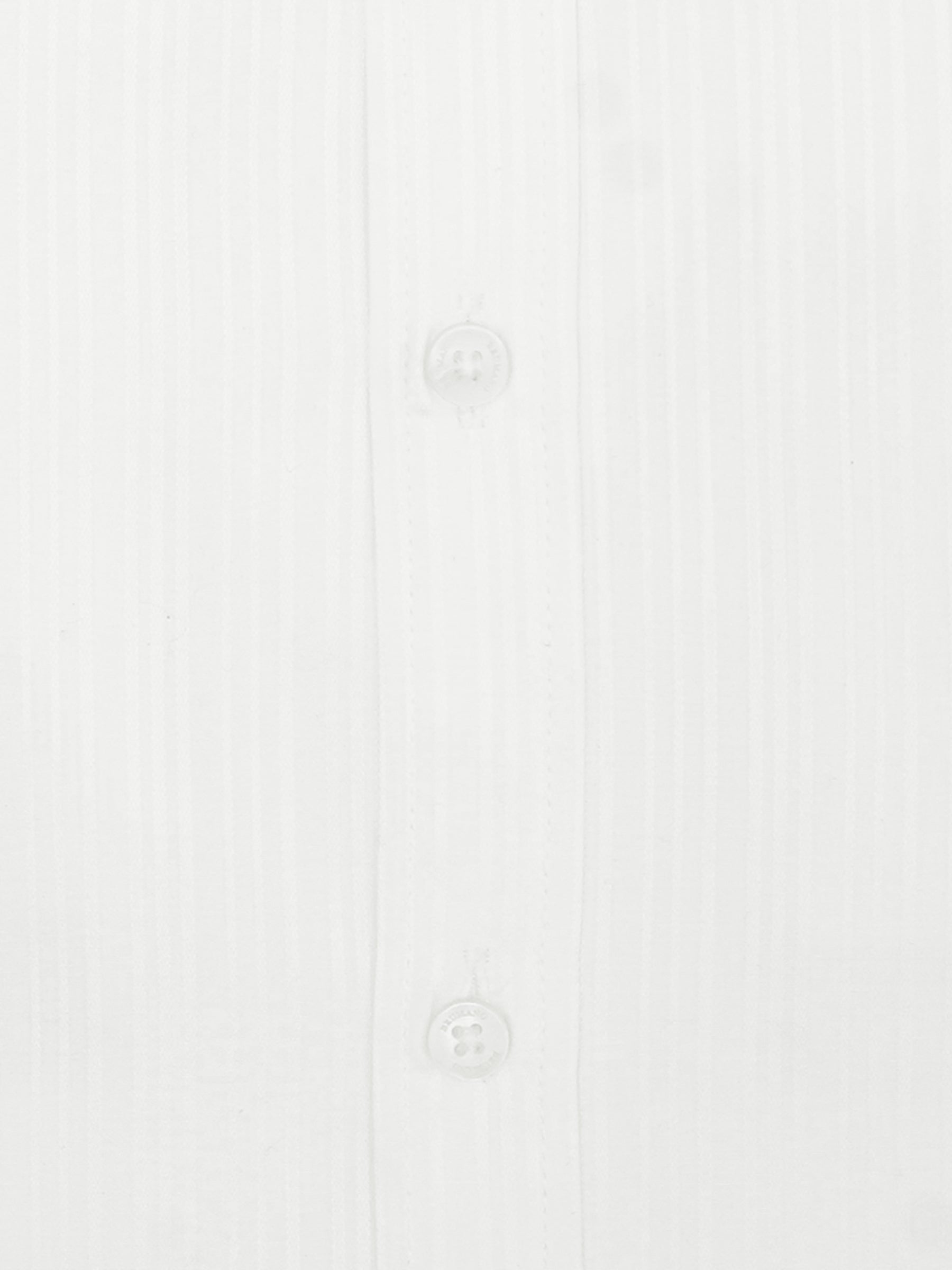 White Self Striped Formal Shirt
