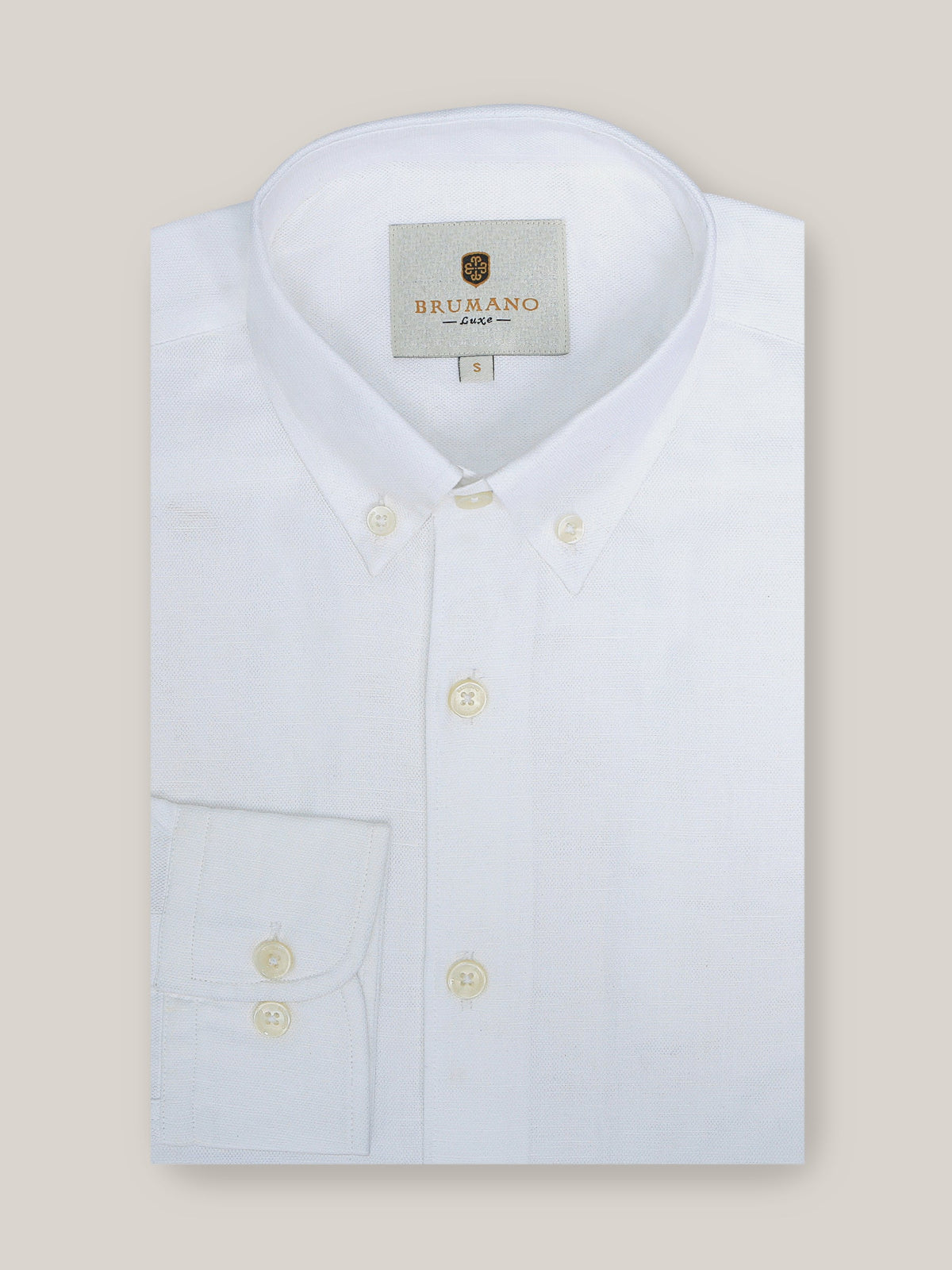 White Button Down Linen Shirt