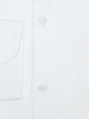 White Dobby Structured Formal Shirt - Luxe
