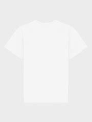 White Graphic Printed 'Puzzle' Casual Tee