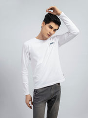 White Long Sleeve Crew Neck T-Shirt