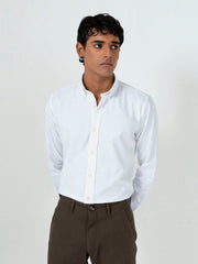 White Oxford Button Down Shirt