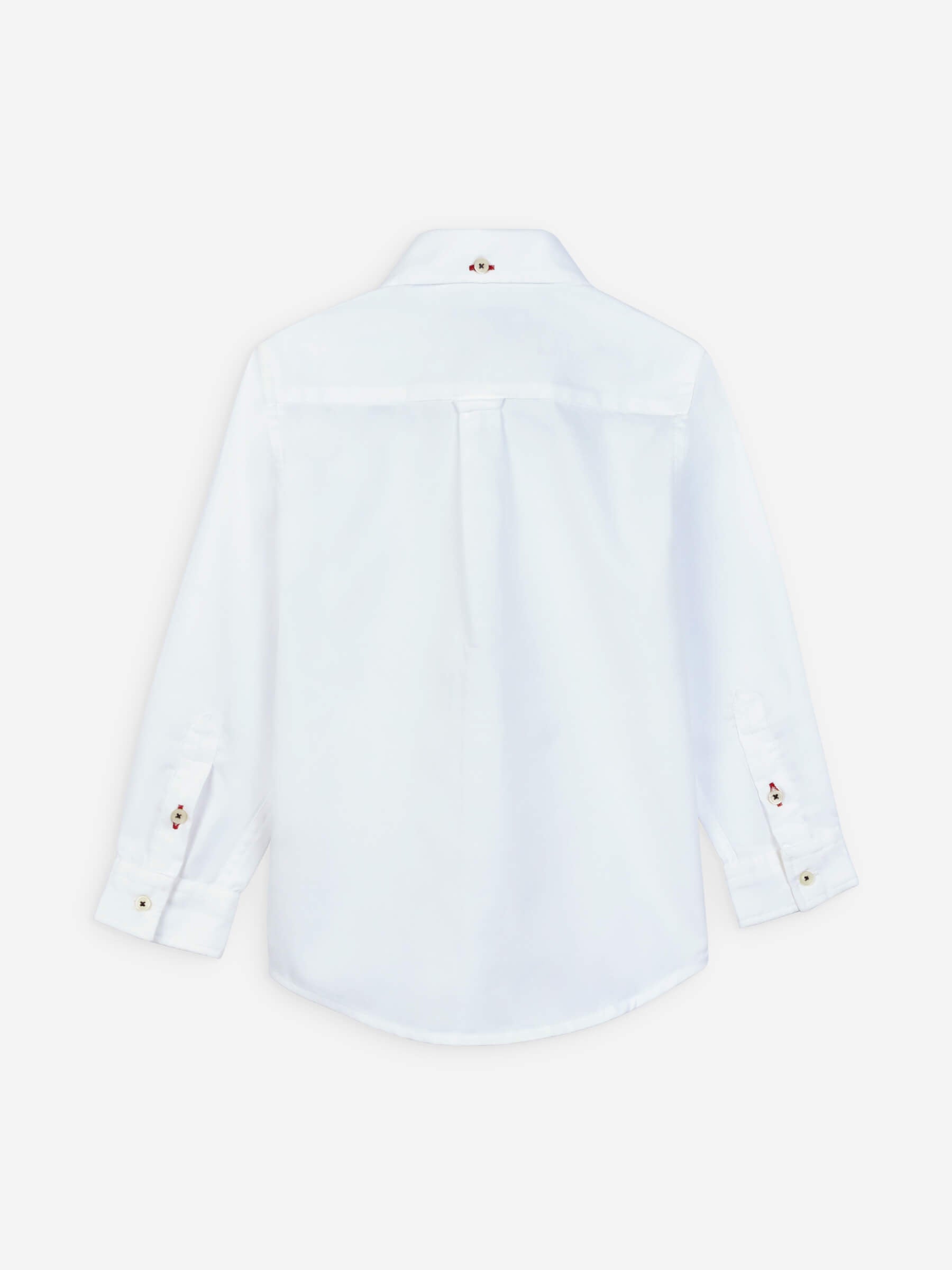 White Oxford Long Sleeve Casual Shirt
