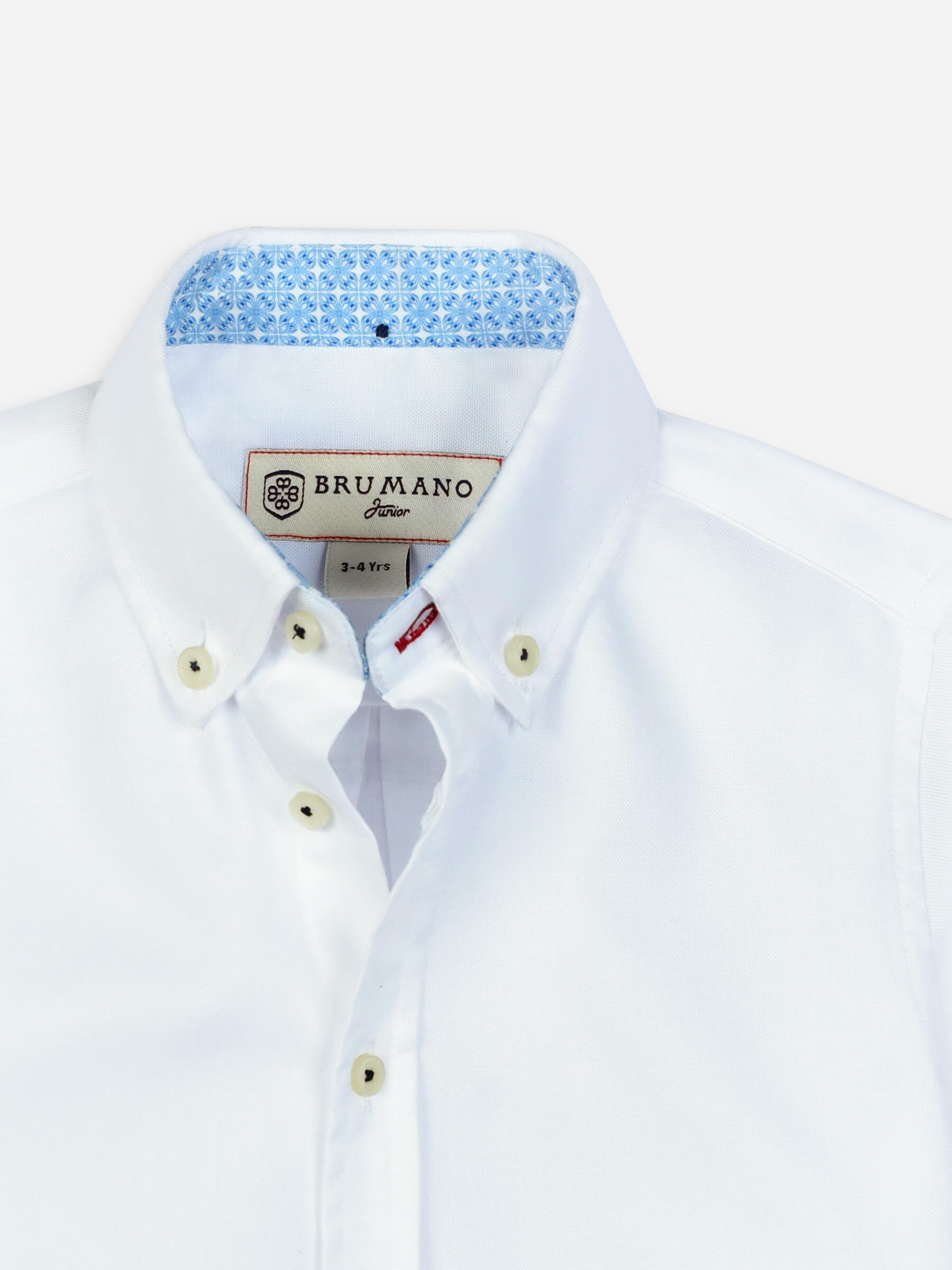 White Oxford Long Sleeve Casual Shirt