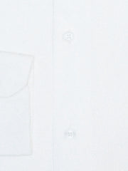 White Structured Shirt With High Collar - Luxe