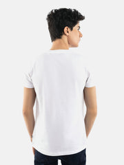 White 'City Rhythm' Graphic Printed T-Shirt