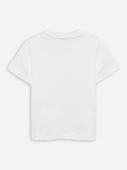 White 'Vespa' Printed Casual T-Shirt