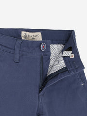 Yale Blue Chino With Flap Pockets