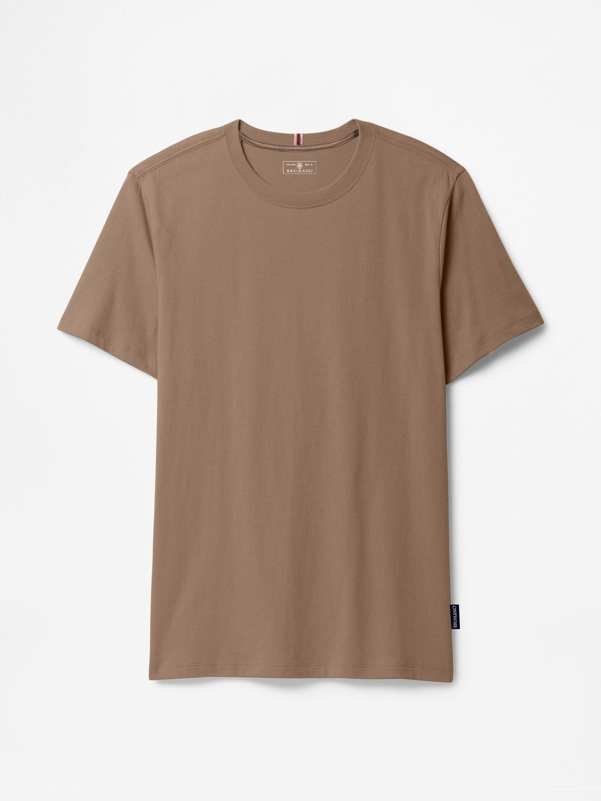 Brown Regular Fit Crew Neck T-Shirt - Women
