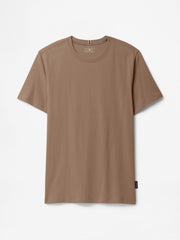Brown Regular Fit Crew Neck T-Shirt