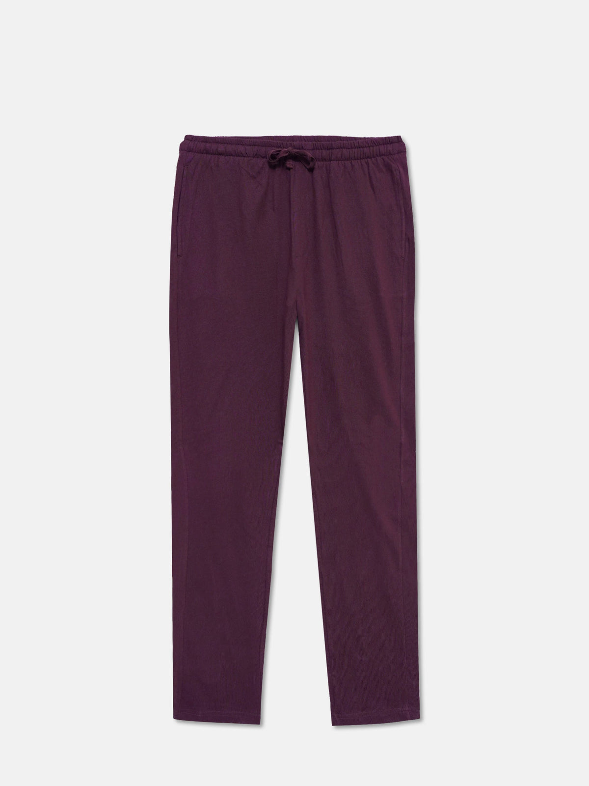 Burgundy Relax Fit Knitted Lounge Pajama