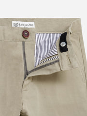 Khaki Casual Cotton Trouser - Junior