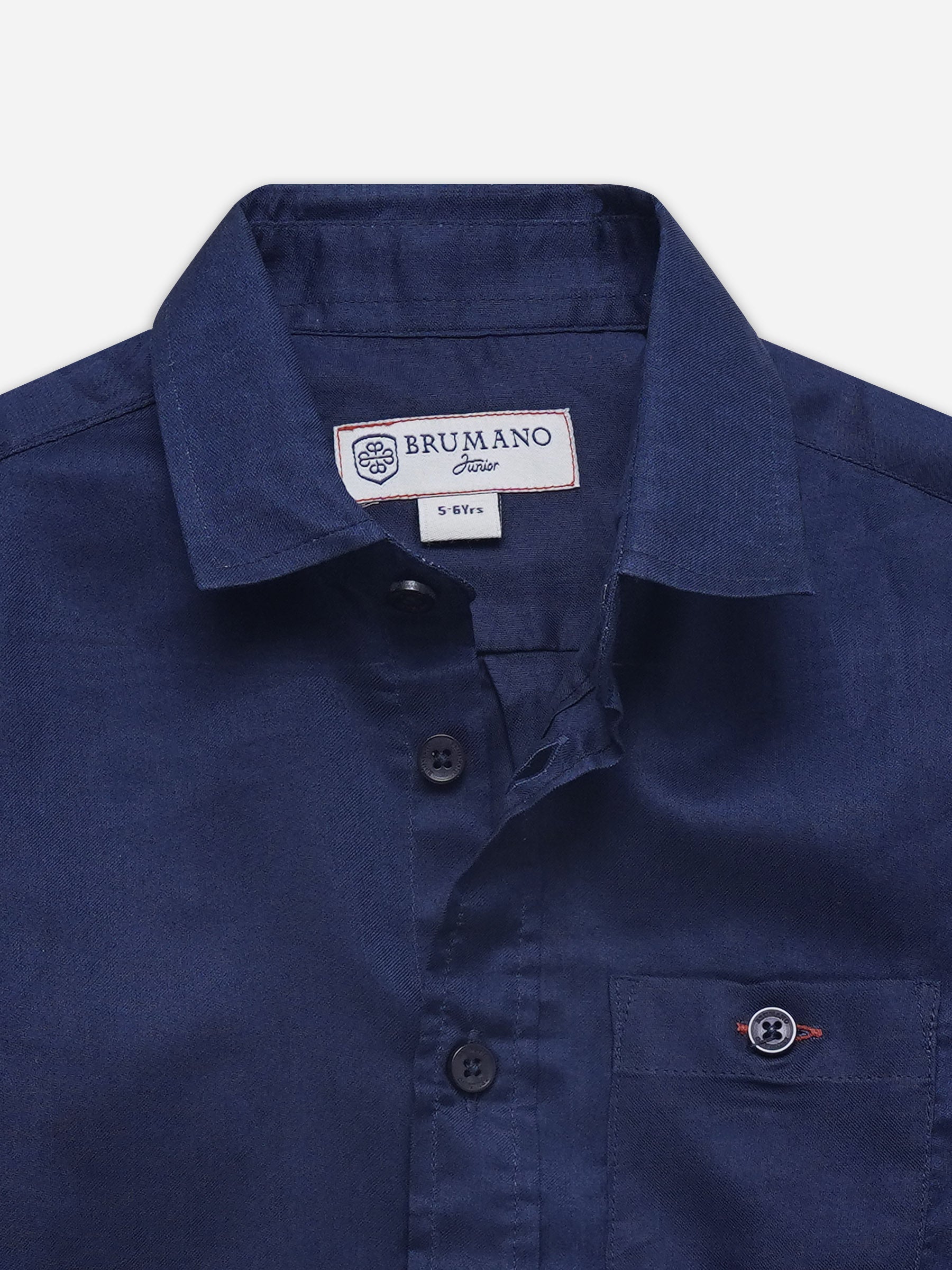 Navy Blue Light Weight Long Sleeve Shirt - Junior