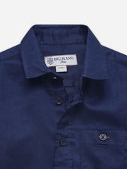 Navy Blue Light Weight Long Sleeve Shirt - Junior