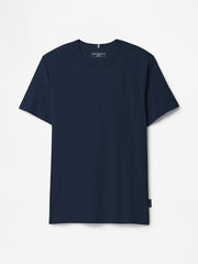Navy Blue Regular Fit Crew Neck T-Shirt