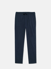 Navy Blue Relax Fit Knitted Lounge Pajama