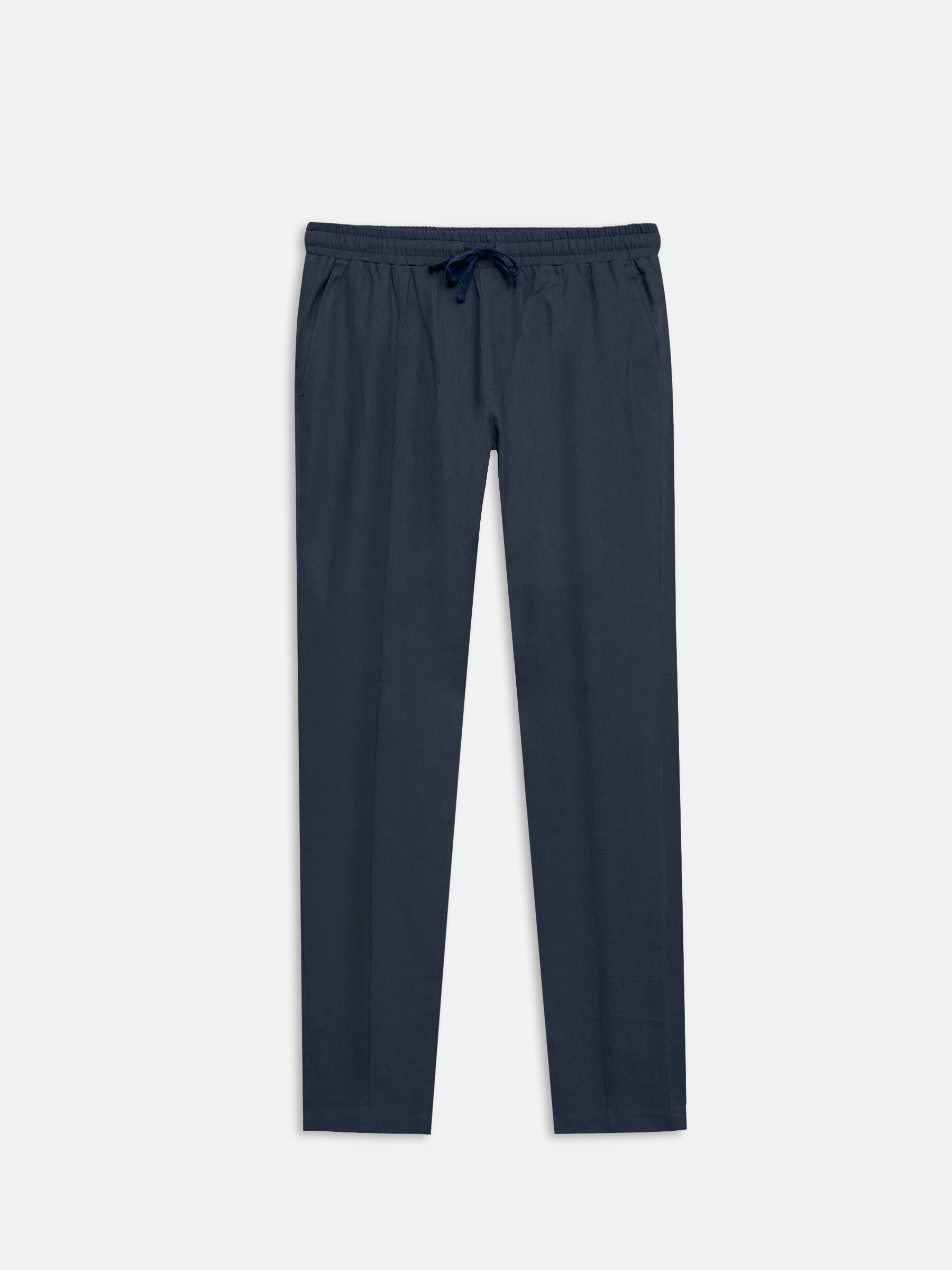 Navy Blue Strech Casual Pajama - Women