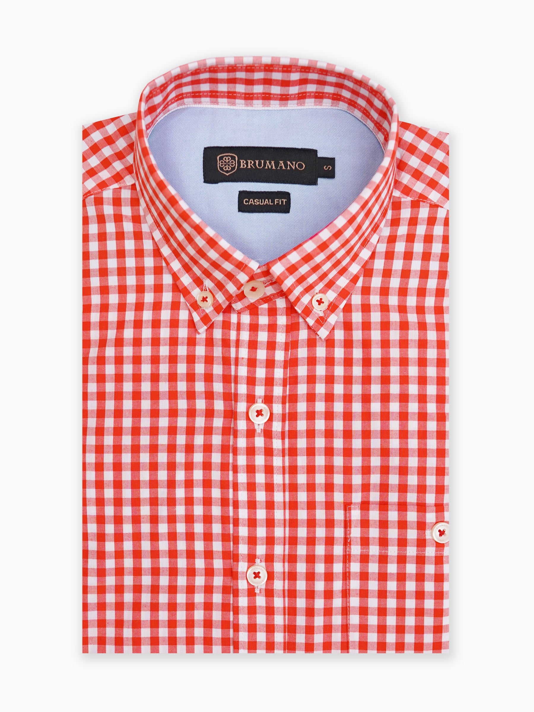 Red Bold Gingham Checkered Shirt