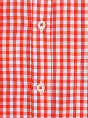Red Bold Gingham Checkered Shirt