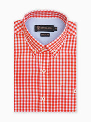 Red Bold Gingham Checkered Shirt