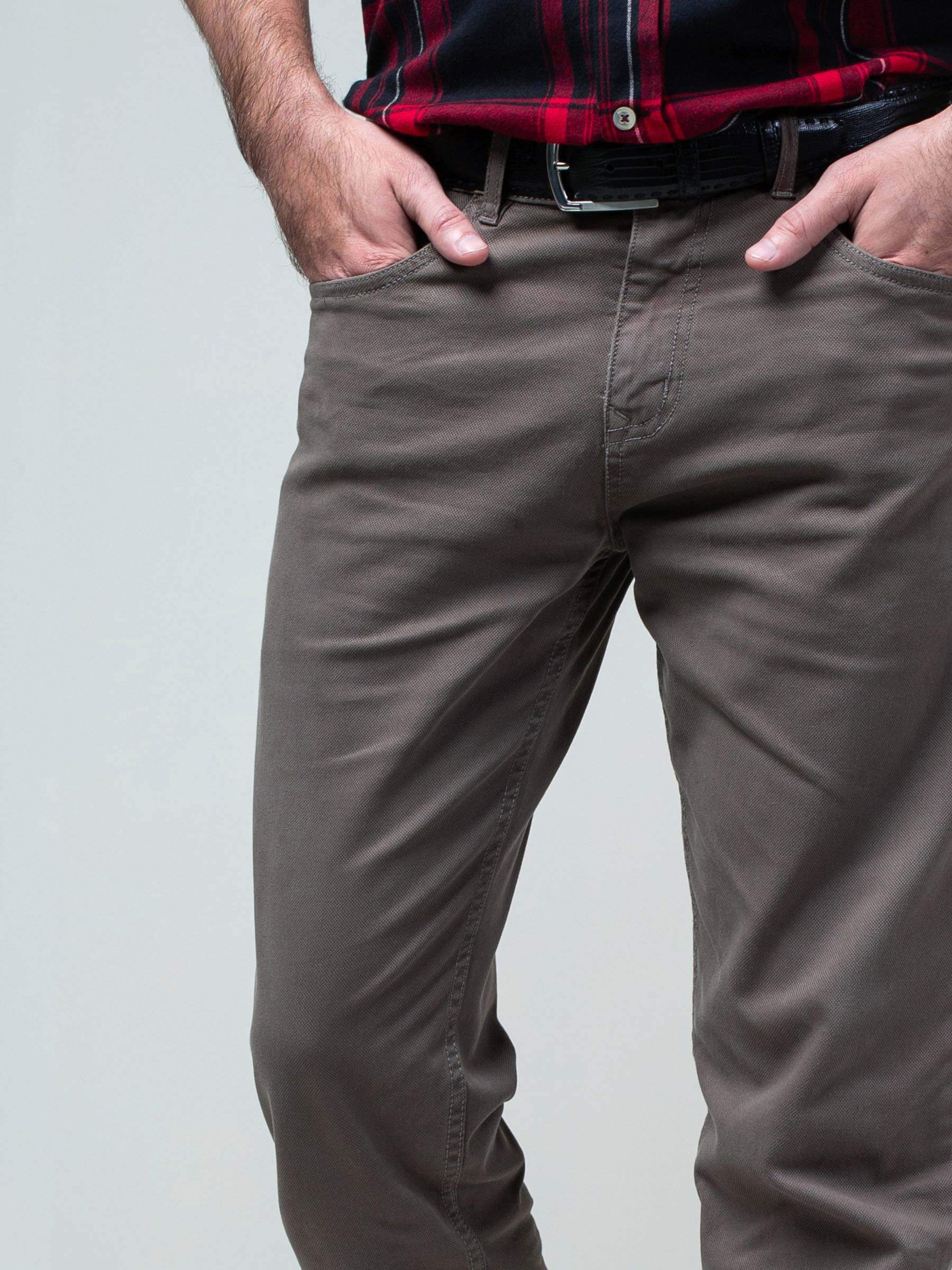 Sandy Brown Five Pocket Trouser