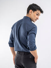 Navy Blue Light Weight Button Down Shirt